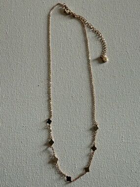 NEW Nordstrom Gold Clover Station Necklace